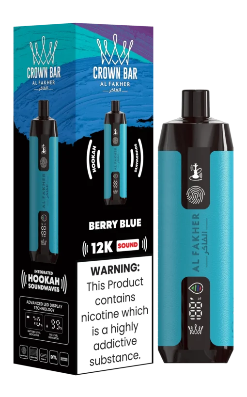 Al Fakher Crown Bar Sound 12K Berry Blue